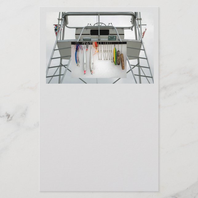 Lámina volante de barcos de pesca charter (Anverso)