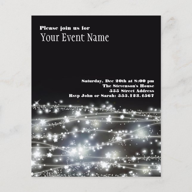 Lámina Volante de esparkling Stars (Anverso)