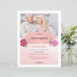 Lámina Volante de eventos Día de los Abuelos