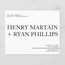 Volante de invitación a bodas