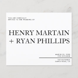 Lámina Volante de invitación a bodas