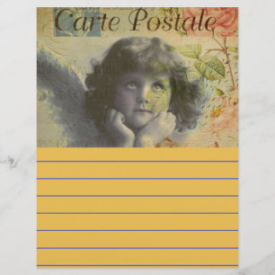 Lámina Volante de Postales Francesas