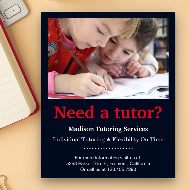 Lámina Volante de tutor para niños (Subido por el creador)