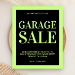 Lámina Volante de venta de garaje<br><div class="desc">Volante Promocional de Venta de Garaje. Personalizar con tu propio texto y difunde la palabra.</div>
