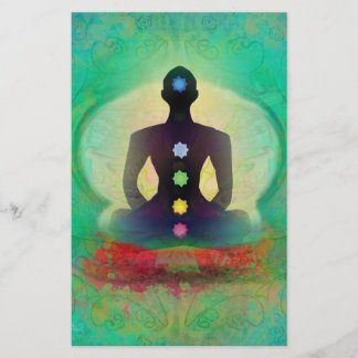 Lámina Volante de Yoga de Meditación