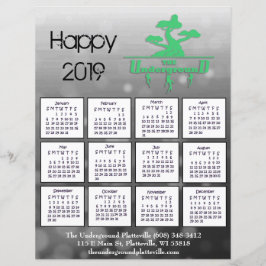 Lámina Volante del calendario de negocios del cardenal 20