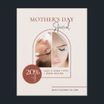 Lámina Volante promocional Terracotta Arch Beauty Busines<br><div class="desc">¿Buscando el folleto promocional perfecto para impulsar sus ventas de negocios de belleza este Día de la Madre? No busque más y venga al Terracotta Arch Beauty Business Promotional Flyer. Con su diseño llamativo y su texto de personalizable, este volante seguro captará la atención de los clientes potenciales y los...</div>