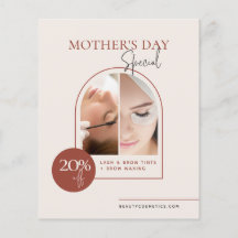 Volante promocional Terracotta Arch Beauty Busines