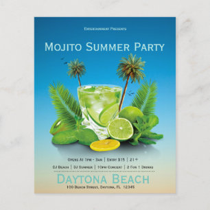 Lámina Volantes del Concierto de Verano de Mojito