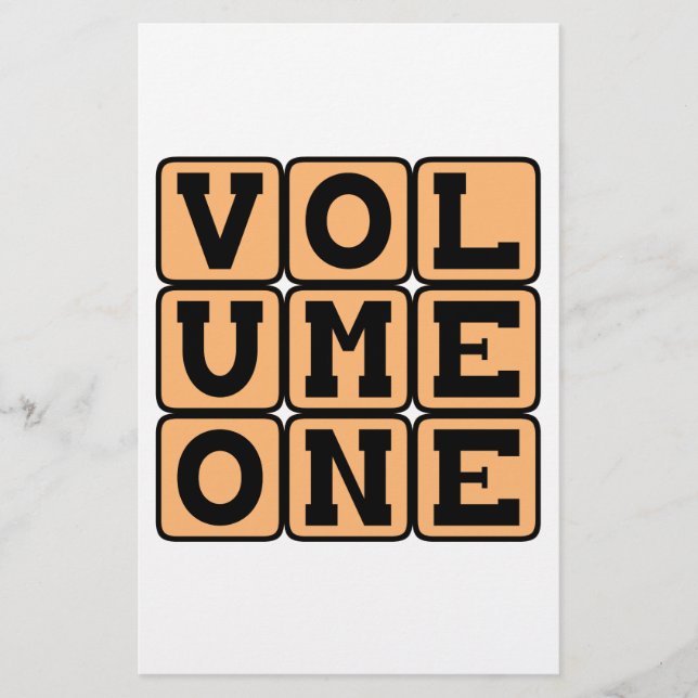 Lámina Volumen Uno, Primer Volumen (Anverso)