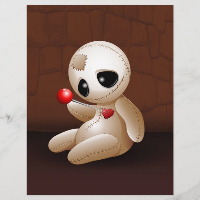 Lámina Voodoo Doll Personalizado enamorado (Anverso)