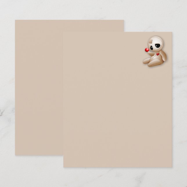 Lámina Voodoo Doll Personalizado enamorado (Anverso / Reverso)