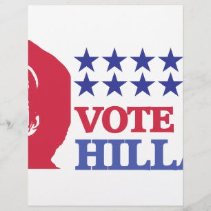 Lámina votar por hillary
