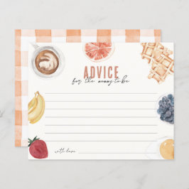 Lámina Waffles Coffee Fruits Baby Brunch Consejos