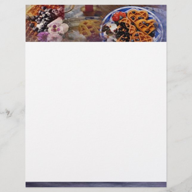 Lámina Waffles Letterhead (Anverso)