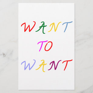 Lámina want to want multicolore