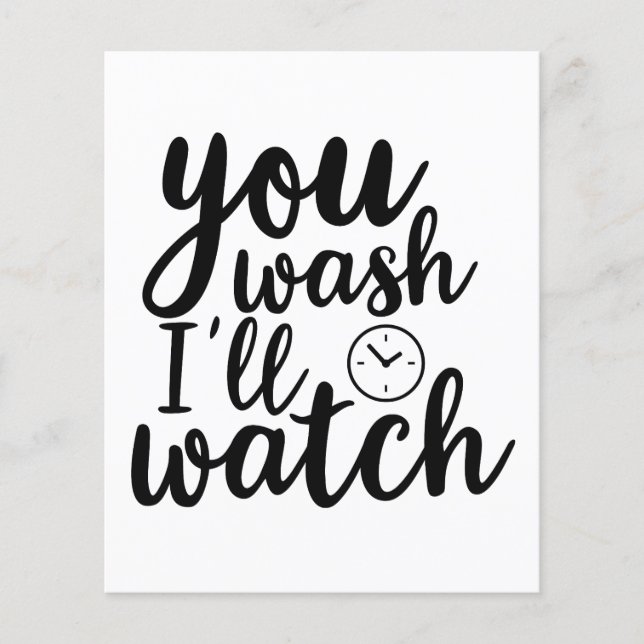 Lámina Wash Ill Watch (Anverso)