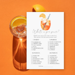 Lámina Watercolor aperol Spritz ¿Qué hay en tu juego de b