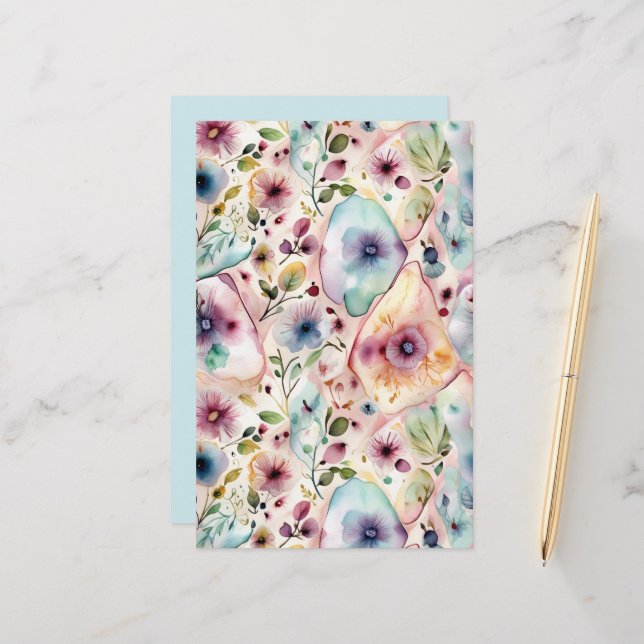 Lámina Watercolor Dream Garden (Anverso/Reverso In Situ)