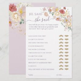 Lámina Watercolor Flor silvestre Purple Spring Bridal