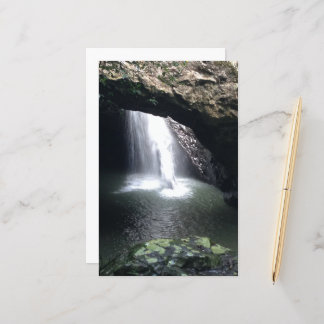 Lámina Waterfall Photograph Scrapbook Paper