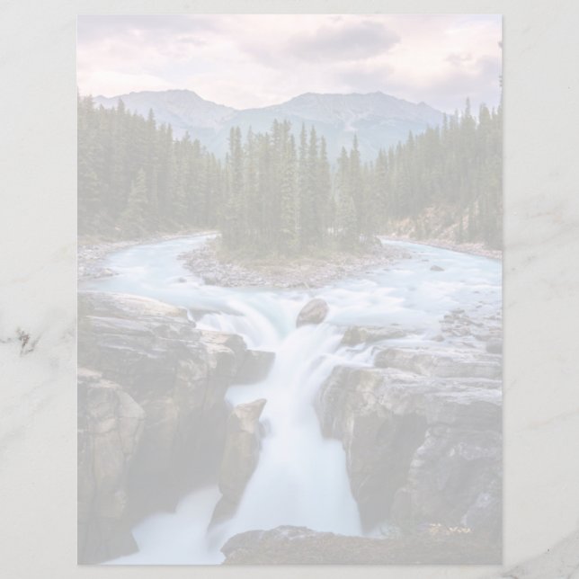 Lámina Waterfalls | Jasper National Park, Canada (Anverso)