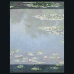 Lámina Waterlilies por Claude Monet, Flores de época<br><div class="desc">Water Lilies (1906) de Claude Monet es una pintura floral vintage de estilo impresionista de arte fino paisaje de flores. Es una de las muchas variaciones de pinturas de nenúfares que Monet pintó en su jardín de flores en Giverny, Francia. Flores de lirio en un estanque de primavera. Sobre el...</div>
