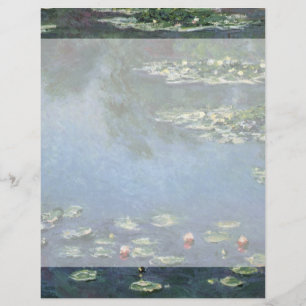 Lámina Waterlilies por Claude Monet, Flores de época