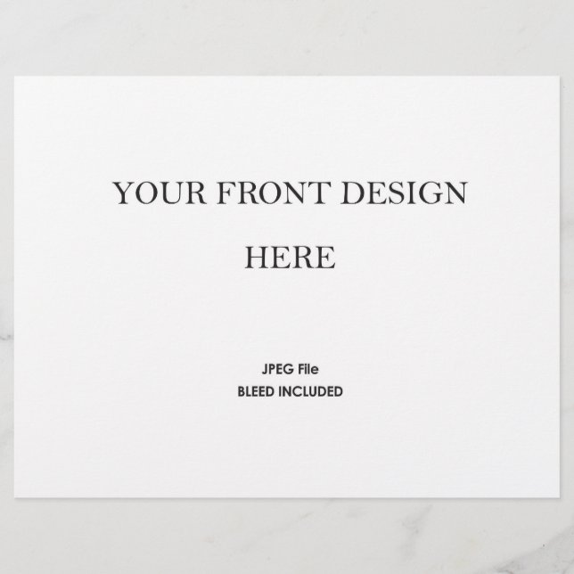 Lámina Wedding Program Booklet Printing 5.5x8.5" (Anverso)