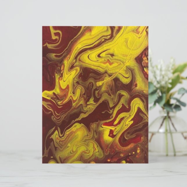 Lámina What a view! Golden Scrapbook paper. (Anverso de pie)