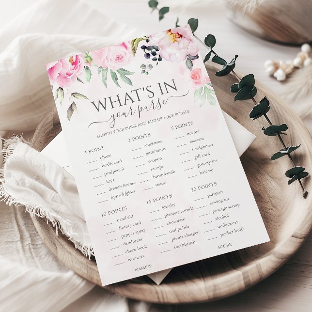 Lámina Whats Florales Rosados En Tu Bolsa Nodal Shower Ga (Subido por el creador)