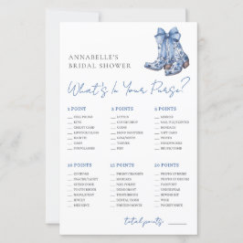 Lámina What's In Your Purse Bridal Shower Game