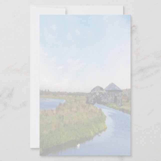 Lámina Where the River Ends Stationery Paper (Anverso)