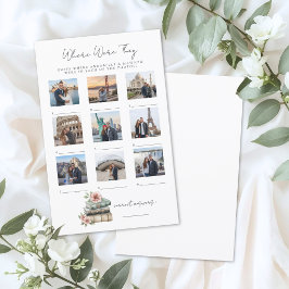 Lámina Where Were They Book Bridal Shower Game