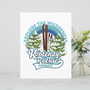 Lámina Whistler Canada, explora el área silvestre, logoti