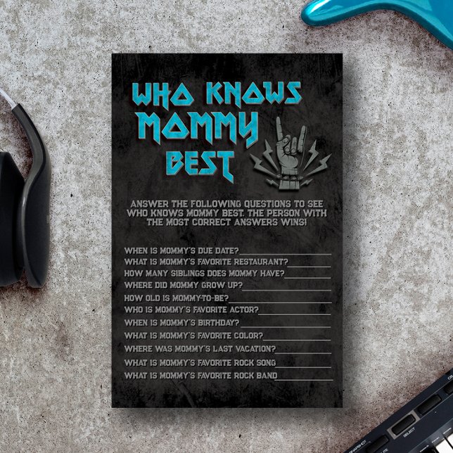 Lámina Who Knows Mommy Best - Born to Rock (Who Knows Mommy Best - Born to Rock)