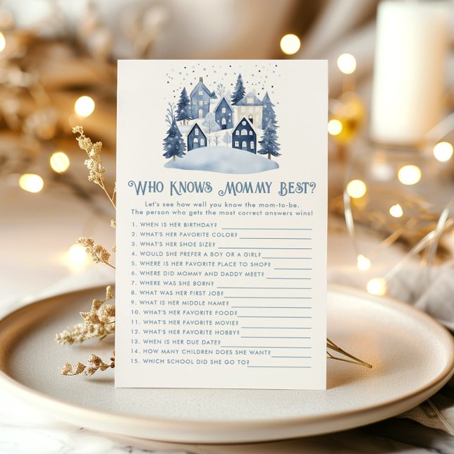 Lámina Who knows mommy Best It takes a village Game (Subido por el creador)