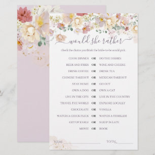 Lámina Wildflower Purple Bridal preferiría jugar