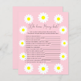 Lámina Wildflowers Daisy - Quién conoce mejor a MOMMY