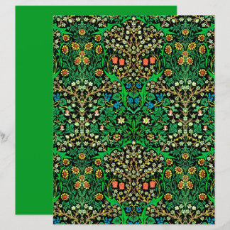 Lámina William Morris Jacobean Floral, Blackthorn
