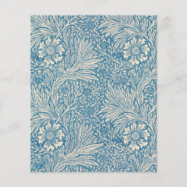 Lámina William Morris - Papel de cuadernillo azul marino