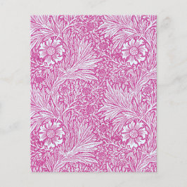 Lámina William Morris - Papel de cuadernillo rosado de Ma