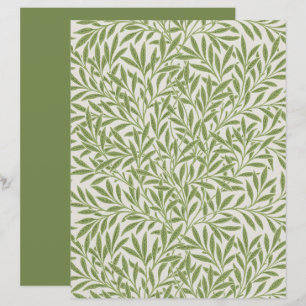 Lámina William Morris Papel Scrapbook Patrón Sauce
