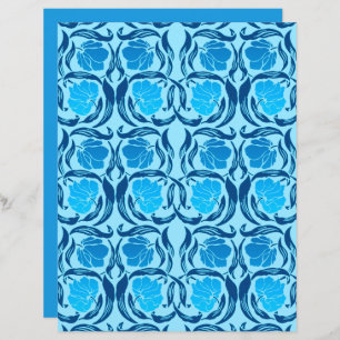 Lámina William Morris Pimpernel, Denim & Light Blue