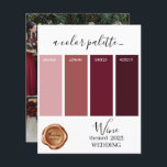Lámina Wine Boda colores Palette Card 2023<br><div class="desc">Wine Boda colores Palette Card 2023</div>