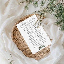 Lámina Winter Bridal Shower Prefiere Un Juego De Novias