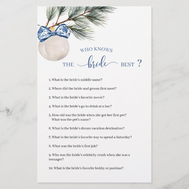 Lámina Winter Chinoiserie Bow Quien Conoce Mejor A La Nov (Anverso)