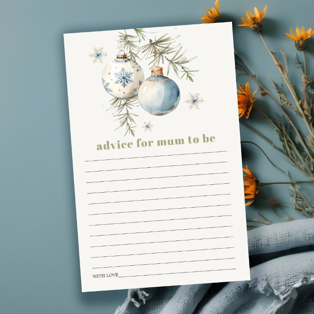 Lámina Winter Chirstmas Boy Consejos Para Mamá Baby Showe (Subido por el creador)