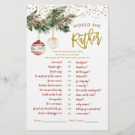 Lámina Winter Deck the Halls Bridal Prefiere