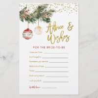Winter Deck the Halls Bridal Shower Adive y Wiers